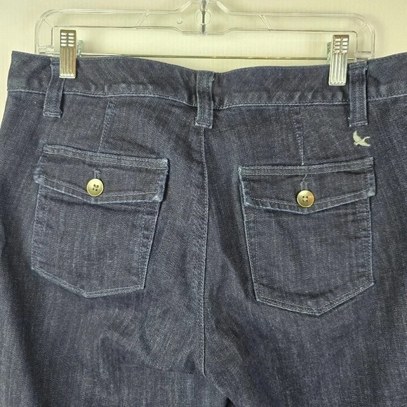 Eddie Bauer women's curvy denim trouser in dark wash size 10 - Picture 5 of 11